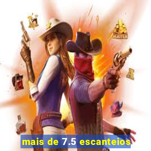 mais de 7.5 escanteios